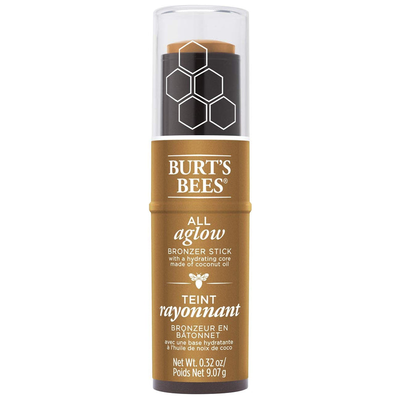 Burts Bees 100% Natural All Aglow Bronzer Stick, Bronze Splash - 0.3 Ounce Burt's Bees