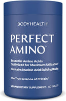 BodyHealth PerfectAmino (300 Tablets) Essential Amino Acid Supplement with BCAA and EAA, Muscle Recovery, Boost Energy & Stamina, 99% Utilization, Vegan Branched Chain Protein Pre/Post Workout Infinity Warehouse