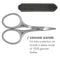 GERMANIKURE Professional Nail Cutter Scissors - Self-Sharpening FINOX22 Titanium Coated Stainless Steel Manicure Tools in Leather Case - Ethically Made in Solingen Germany - 2704 GERmanikure