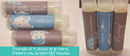 45 Lip Balm Labels Boy Baby Shower Favors Gray Elephant Stickers (Light Blue) Digitaldoodlebug