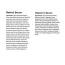 NEW LOOK | Tree of Life Vitamin C Brightening Serum and Retinol Firming Serum, Turn Back Time Facial Serum Duo, Glowing & Revitalizing Skin, 2 Count x 1 Fl Oz Tree of Life Beauty