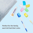 20 Pack Travel Toothbrush Head Covers, V-TOP Portable Toothbrush Caps Case Protector for Home and Outdoor (Plastic) V-TOP