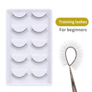 LASHVIEW Lash Mannequin Head, Practice Training Head with 25 Pairs Practice Lashes for Training Eyelash Extensions,Cosmetology Doll Face Head,Easy to Clean by Skincare Essential Oil LASHVIEW