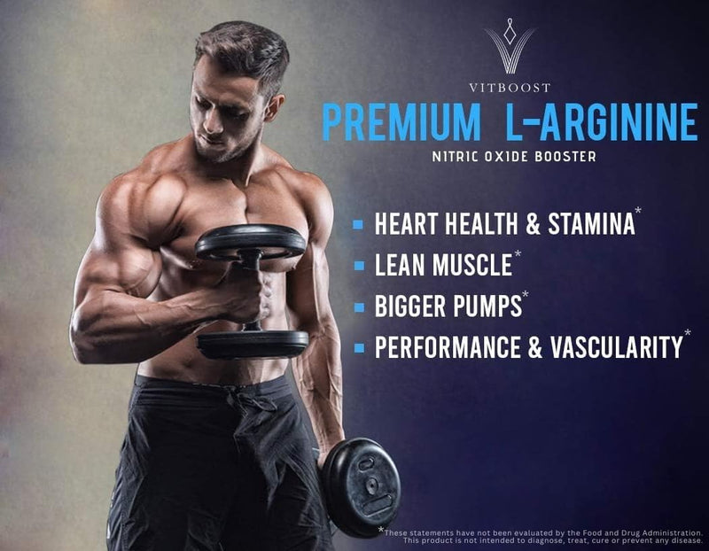 Extra Strength L Arginine Capsule 1500mg - Nitric Oxide Supplements for Stamina, Muscle, Vascularity & Energy - Powerful NO Booster with L-Arginine, L-Citrulline & Essential Amino Acids Infinity Warehouse