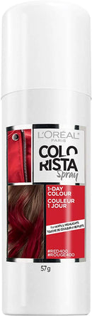 L'Oreal Paris Colorista 1-Day Temporary Hair Color Spray, Red, 2 Ounces L'Oreal Paris Store