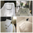 AmazeFan Bath Pillow, Bathtub Spa Pillow with 4D Air Mesh Technology and 7 Suction Cups, Helps Support Head, Back, Shoulder and Neck, Fits All Bathtub, Hot Tub and Home Spa AmazeFan