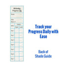 6 Pack Professional 3D Teeth Shade Guide with Whitening Daily Progress Log by Accu White (6 Pack, 6 Week Supplies) Accu White