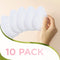 [10 Pack] Eco Friendly Buff Puff Facial Sponges for Cleansing and Exfoliating - Facial Exfoliator Made From Recycled Materials - Natural Facial Scrubber to Perfect Your Skincare Routine - Made In USA IMPRESA