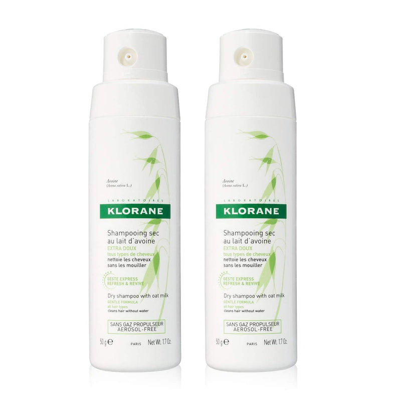 Klorane Dry Shampoo Powder with Oat Milk, Non-Aerosol Formula, Eco-friendly Loose Powder, Paraben & Sulfate-Free martinandmark.com
