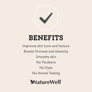 NATUREWELL Collagen Intense Moisturizing Cream for Face, Neck, & Body 1.0, Anti-Aging Cream that Hydrates, Plumps & Smooths Skin and Reduces Wrinkles, 10 Oz NATURE WELL