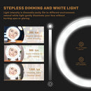 10X Magnifying Mirror with Lights,Lighted Magnifying Makeup Mirror with Lights Led Lighted Makeup Mirror with Touch Sensor,Dimmable,Powerful Suction Cup,360°Rotation for Travel Home BEAUTYMIRROR