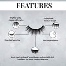 Ardell False Eyelashes 3D Faux Mink 854, 4 pairs Ardell