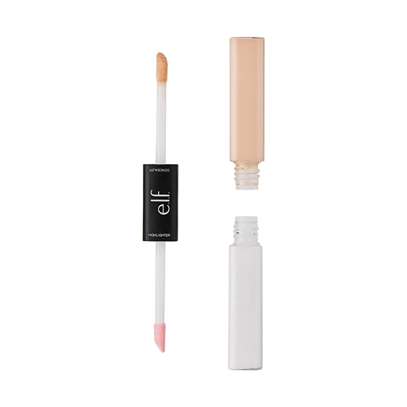 e.l.f. Cosmetics Cosmetics Under Eye Concealer & Highlighter, Glow Light, 0.34 Oz e.l.f.