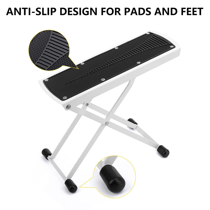 Pedicure Foot Rest, Non-Slip Home Beauty Footrest for Easy-at Home Pedicures, 6 Heights Adjustable Sturdy Manicure Foot Rest Treat Your Feet No More Bending or Stretching LIONVISON