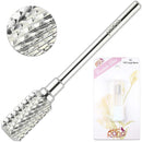 PANA Professional Pana Large Dome Top Barrel Carbide Bit 3/32" Shank Size (Extra Coarse, Silver) PANA