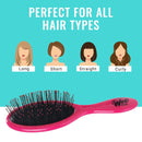 Wet Brush Original Detangler For Thick Hair - Pink - Exclusive Ultra-soft IntelliFlex Bristles - Glide Through Tangles With Ease For All Hair Types - For Women, Men, Wet And Dry Hair Wet Brush Store