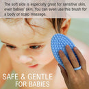 Avilana Exfoliating Silicone Body Scrubber Easy to Clean, Lathers Well, Long Lasting, And More Hygienic Than Traditional Loofah (Lavender) Avilana