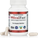 HealFast Complete Surgery & Injury Recovery Supplement: for Wound, Scar Treatment & Bruising w/Vitamins, Bromelain, Quercetin & Probiotics (Pre+Post Op) Infinity Warehouse