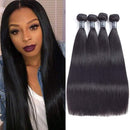Amella Hair Brazilian Straight Hair 4 Bundles 14 16 18 20inch Grade 8A Unprocessed Virgin Straight Human Hair Bundles Natural Black Color Hair Weave Amella Store