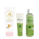 FaceTory Skincare Basics 3 Piece Starter Kit | Cleanser, Toner, Creme Moisturizer | Cleansing, Nourishing, Calming, Cruelty-Free FACETORY