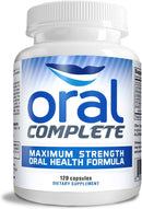 Oral Complete 11-in-1 Dental Probiotics, Bad Breath Treatment Halitosis Tonsil Stone with Non-GMO with BLIS K12, Ashwagandha and Collagen, 120 Capsules Infinity Warehouse