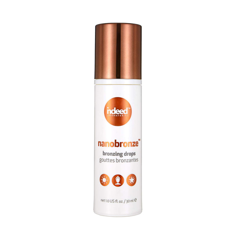 Indeed Labs Nanobronze Drops, Bronzing Drops With Hyaluronic Acid, Give Your Skin A Sun-kissed Glow, Without The Sun Or The Damage! Instantly Bronze, Blur, And Hydrate Skin With Nanobronze. 30ml INDEED