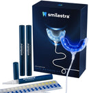 Smilestra Teeth Whitening Kit with LED Light, Non-Sensitive Teeth Whitener with 3 Tooth Whitening Gel Pens, 35% Carbamide Peroxide, Teeth Whitening Products Made in USA with Case. Smilestra