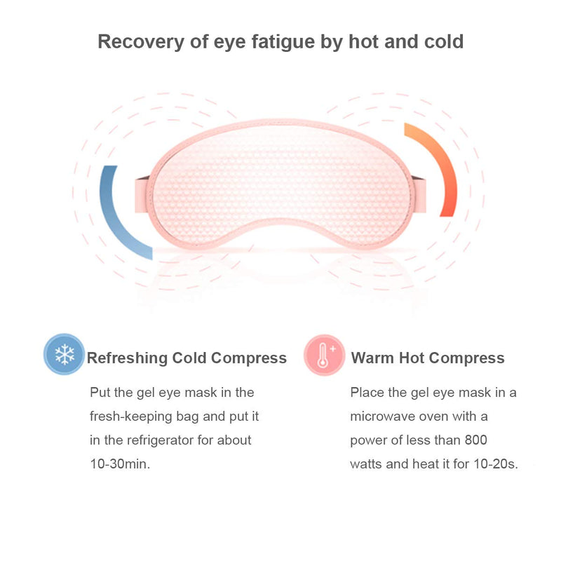 Permotary 2PCS Gel Eye Mask Reusable Hot Cold Compress Pack Eye Therapy ,Therapeutic Gel Eye Spa Pad for Puffiness /Dark Circles/Eye Bags /Dry Eyes/Headaches/Migraines/Stress Relief-Blue &Green Permotary Store