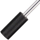 USA PANA Professional 3/32" Shank Size - Flat Top Small Barrel Carbide Bit - 5X Coarse Grit to Extra Fine Grit - Gold, Silver, DLC Black - Nail Drill Bit for Dremel Machine (Extra Fine, DLC Black) PANA Store