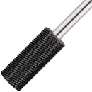 USA PANA Professional 3/32" Shank Size - Flat Top Small Barrel Carbide Bit - 5X Coarse Grit to Extra Fine Grit - Gold, Silver, DLC Black - Nail Drill Bit for Dremel Machine (Extra Fine, DLC Black) PANA
