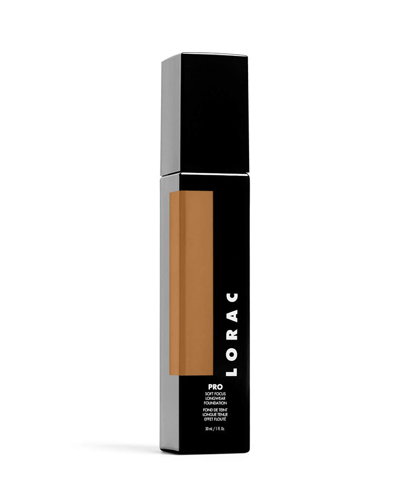 LORAC PRO Soft Focus Longwear Foundation, 17 - Medium Dark with olive undertones, 1 fl. oz. LORAC