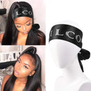 Wig Grip Band Satin Edge Laying Scarf For Women Lace Frontal Wigs 1 Pcs Hair Wrap For Hair Laying Down Edges (Black-1) Bevisun