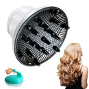 Universal Hair Diffuser, Hair Dryer Diffuser Attachment for Curly and Natural Wavy Hair, Professional Blow Dryer Diffuser, Adjustable from 1.4 Inch to 2.6 Inch Orista Finds