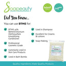 BTMS 25% Behentrimonium Methosulfate Cetearyl Alcohol Emulsifying Conditioner | Sizes 8 OZ to 8 LBS | (32 OZ) Soapeauty