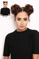 Messy Bun Hair Piece Scrunchy Hair Extensions Tousled Updo Ponytail With Synthetic Hair Elastic Rubber Band Accessories Ash Blonde Aileam Store