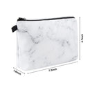 MAGEFY Makeup Bag, Portable Travel Cosmetic Bag for Women Cute Zipper Pouch Gifts Bag for Girls Makeup Pouch with Black Zipper (1 pack, Marble 0190) MAGEFY