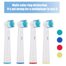 Replacement Toothbrush Heads for Oral-B, 4 Pack Replacement Heads Compatible with Oral B Braun Electric Toothbrush Mailink