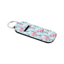 Beautyflier Clip-on Sleeve Chapstick Pouch Keychain Lipstick Holder Elastic Lip Balm Holder Travel Accessories (Style G(5PCS)) Beautyflier