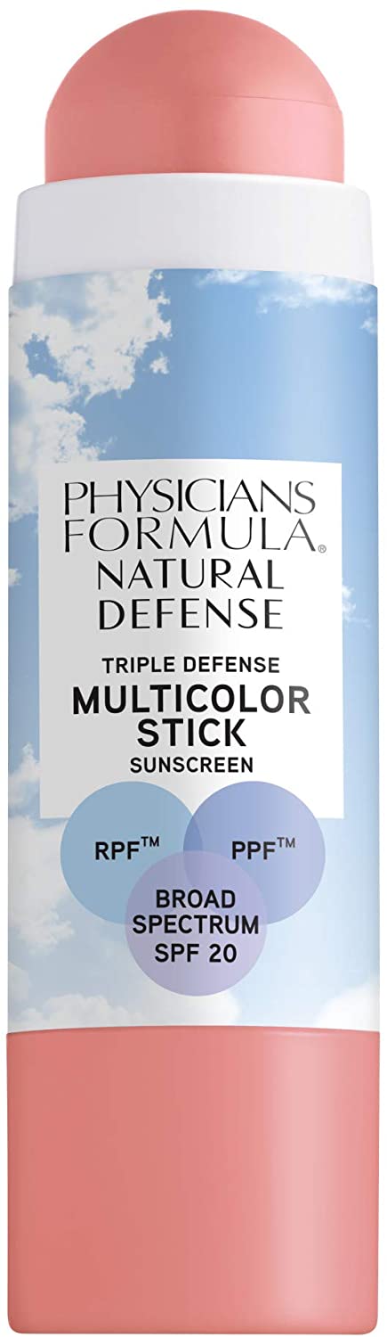 Physicians Formula Natural Defense Triple Defense Multicolor Stick with SPF 20, Soft Pink, 0.26 Ounce Physicians Formula Store
