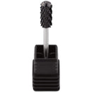 USA Pana DLC 3/32" Safety Nail Carbide - Smooth Round Top Small Barrel Head for Electric Dremel Drill Machine (Black, 4XC Grit) PANA