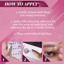 Ardell False Eyelashes Double Up Individuals Knot-Free Long Black 4 Pack Ardell
