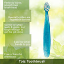 RADIUS - Totz Toothbrush, Specially Designed for Small Teeth and Gums, For 18 Months and Older (6 per case) RADIUS