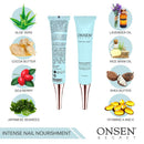 Onsen Cuticle Cream 1pk, Cuticle Oil in Deep Action - Japanese Natural Healing Minerals Nail Care Serum and Butter, Sooth, Repair, and Strengthen Cuticles and Nails, Visible Results, Non-Greasy - 1oz Onsen Secret