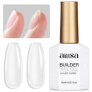 AILLSA Base and Top Coat Gel Nail Polish Top and Base Coat Nail Polish Soak Off Long Lasting Clear Base Gel High Gloss Shine No Wipe Top Coat for DIY Nail Art at Home 0.51 Fl Oz Infinity Warehouse