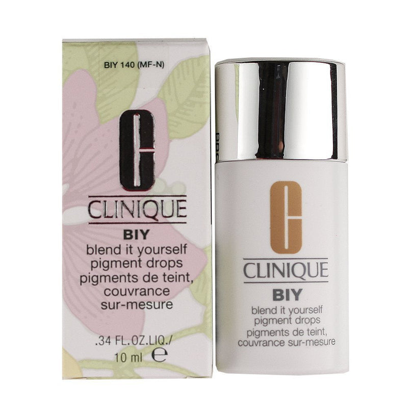 CLINIQUE by BLEND IT YOURSELF PIGMENT DROPS BIY 140 (MF-N) 0.34 OZ by 10 ML Clinique