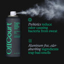 OffCourt Natural Body Spray for Men with Prebiotics - Deodorizing Mens Body Spray - Aluminum-Free Spray Deodorant for Full-Body Use with Bold, Long-Lasting Coconut Water and Sandalwood Scent, 3.4 Ounce (Pack of 1) OffCourt