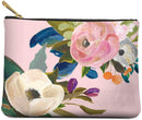 Small Zippered Pouch by Studio Oh! - Bella Flora - 4.5" x 3. 25" - Faux Leather Material with Full-Color Artwork & Cotton Lining - for Makeup, Pens, Chargers & More Studio Oh! Store