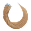 S-noilite Rooted Tape in Human Hair Extensions Tape in Remy Human Hair Piece Seamless Skin Weft Invisible Double Sided Tape Full Head Straight 20Pcs 30Gram 16Inch (