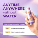 K · FOOD Ultra Premium Liquid Collagen Drink, 13,000mg Marine Collagen Peptides 50ml x 14 Bottles, Biotin, Hyaluronic Acid, Vitamin C – Pomegranate Flavor Infinity Warehouse