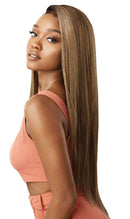 Outre LACEFRONT COLORBOMB Loose Straight Willow Tree Style Salon-Quality Colors Premium High Heat Resisitant Synthetic, Celebrity Baddies & Social Media Influencers Flaunting - KOURTNEY (1) Outre